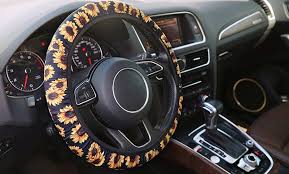 Off On Steering Wheel Cover Cute A