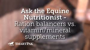 horse ration balancers vs vitamin and