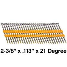jake s brand 2 3 8 inch x 113 8d 5000 nails 21 degree plastic collated framing nail in plastic strip 34 pounds