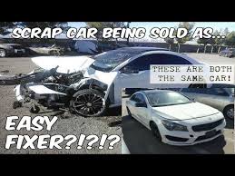 A scrap yard is full of dangers. Buying The Best Salvage Cars For Cheap Pt 1 Hidden Damage Youtube