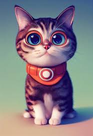 Cute Tiny Cat Ai Generative Image For
