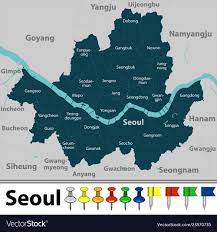 seoul south korea royalty free vector image