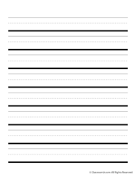 Download this printable writing paper ideal for cursive writing practice. Handwriting Paper