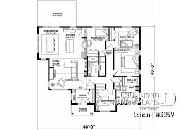 Luxury One Story House Plans And Villas