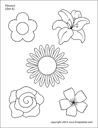 flowers free printable templates
