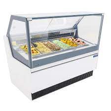 unifrost gelato ice cream display case