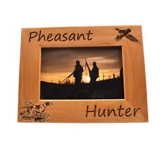 pheasant hunter personalized wooden