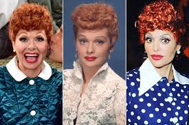 celebrities dressed up as lucille ball