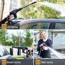 21v cordless rechargeable car washer