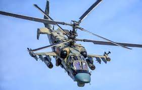 russian pilots eject from ka 52 chopper