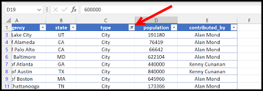 multiple filters to columns in excel