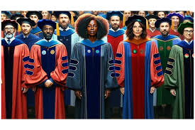 what do phd graduation gown colors mean