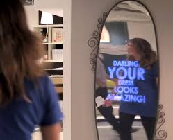 ikea motivational mirror ad talking