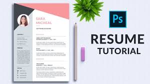 How to write a resume personal statement. How To Create A Resume Template In Photoshop In Depth Tutorial Pe35 Youtube