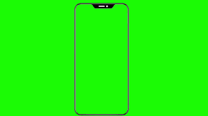 green screen apple iphone