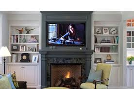 While fireplaces can look good with the tv above them, care must be taken when deciding where to position them. Safely Mount A Flat Screen Television Above A Fireplace Mantle