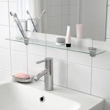 S Glass Shelves In Bathroom