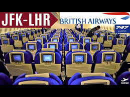 british airways economy old boeing