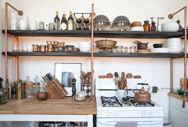 Kitchens With Unique Open Shelving