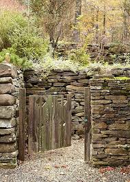 Stacked Stone Walls Dry Stone Wall