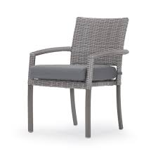 Portfino collection offers thick durable weave in a warm earth tone color. Portofino Affinity 6pc Dining Chairs Charcoal Gray Outdoor Furniture By Rst Brands Accuweather Shop