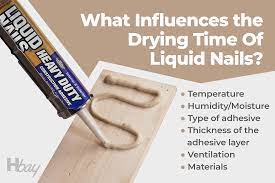 how long do liquid nails take to dry