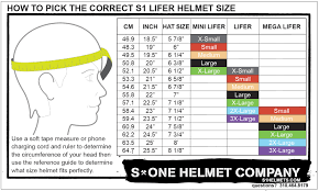 S1 Helmets Sizing Guide