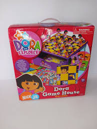 2006 dora the explorer wooden game box