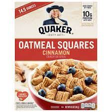save on quaker oatmeal squares cereal