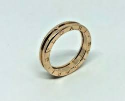Details About Bvlgari Bulgari B Zero 1 750 18kt Rose Gold Ring Size 57 Us8 25