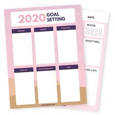 Free Goal Planning Worksheet Goal Setting Printable Pdf