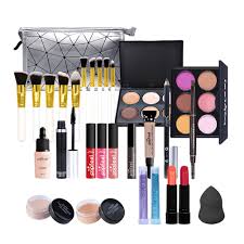 bestope 29pcs makeup kit all in one cosmetic set full starter kit with eyeshadow lipstick cosmetic kit for s women size one size clear