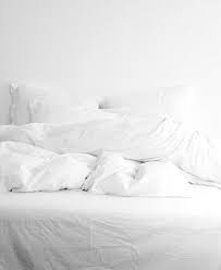 all white bed white bedding white