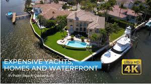 expensive yachts homes and waterfront