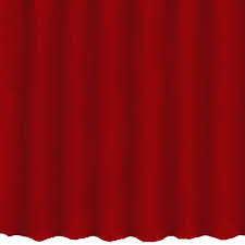 red curtain opening animation gif