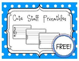 Freebie Staff Paper Printables Music Ed Flashcards Pinterest