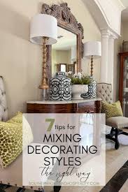 mixing decorating styles in a room