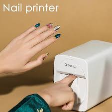 white nail printer equipment 3d nail