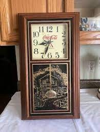 hanover clocks inc wooden coca cola
