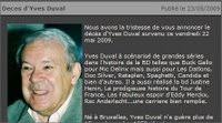 Lo sceneggiatore belga Yves Duval è morto il 22 maggio 2009 all&#39;età di 74 anni. Autore prolifico, ha lavorato a parecchie serie di ogni genere, ... - duval-775983