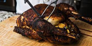 grilled smoked wild turkey t the