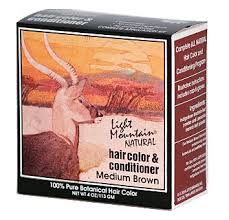 Light Mountain Natural Hair Color Conditioner Medium Brown 4 Oz 113 G Light Mountain