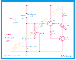 Circuit diagram of the pir motion sensor light and switch based on sb0061 shown here can be used for security or corridor lighting in power saving mode. Timer Switch Circuit Diagram For Light Etechnog