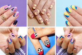 abstract nail designs