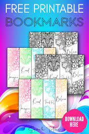 Love books free colouring bookmarks. Free Printable Bookmarks To Color Sarah Titus From Homeless To 8 Figures