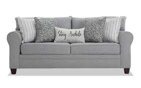 laurel gray sofa bob s furniture