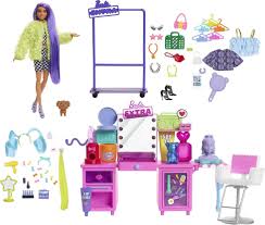 barbie extra fashion doll and vanity