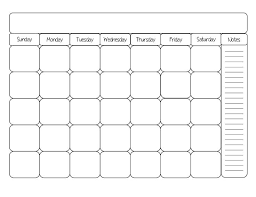 Blank Month Calendar Banner Black And White Library Rr Collections