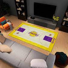 los angeles lakers area rug 6 x 10