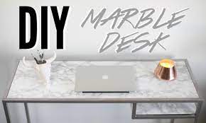 Shop a wide selection of marble desks in a variety of colors, materials and styles to fit your home. Diy Marble Table Desk Diy Room Decor For Cheap Youtube